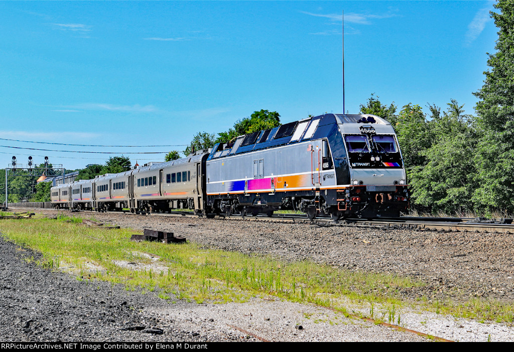 NJT 4556 on train 1109